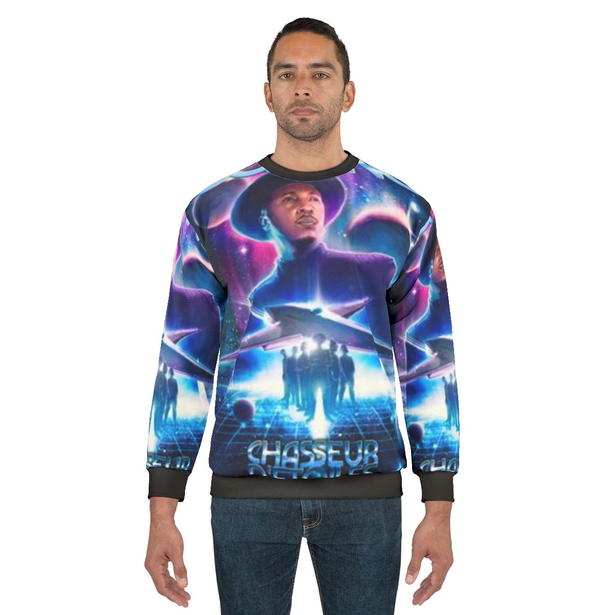 Soprano Star Hunter Sweatshirt featuring music album cover art