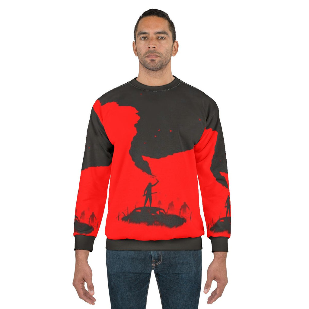 SOS Zombie Apocalypse Silhouette Sweatshirt