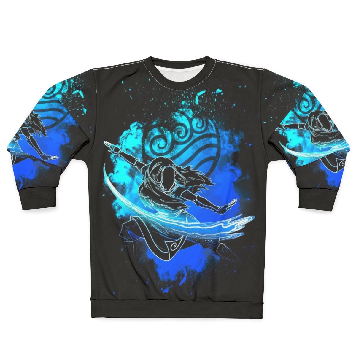 Avatar The Last Airbender Waterbender Silhouette Sweatshirt