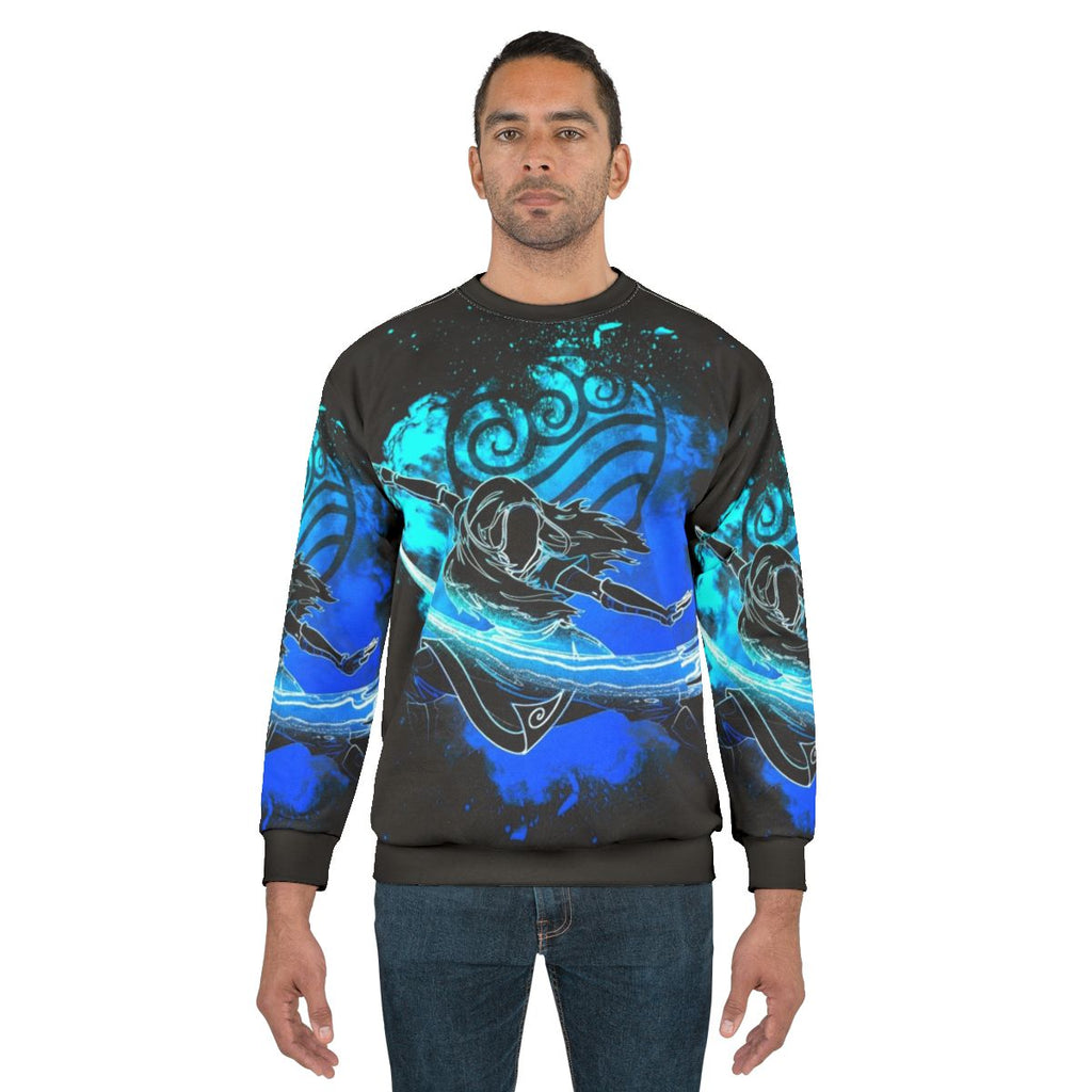 Avatar The Last Airbender Waterbender Silhouette Sweatshirt