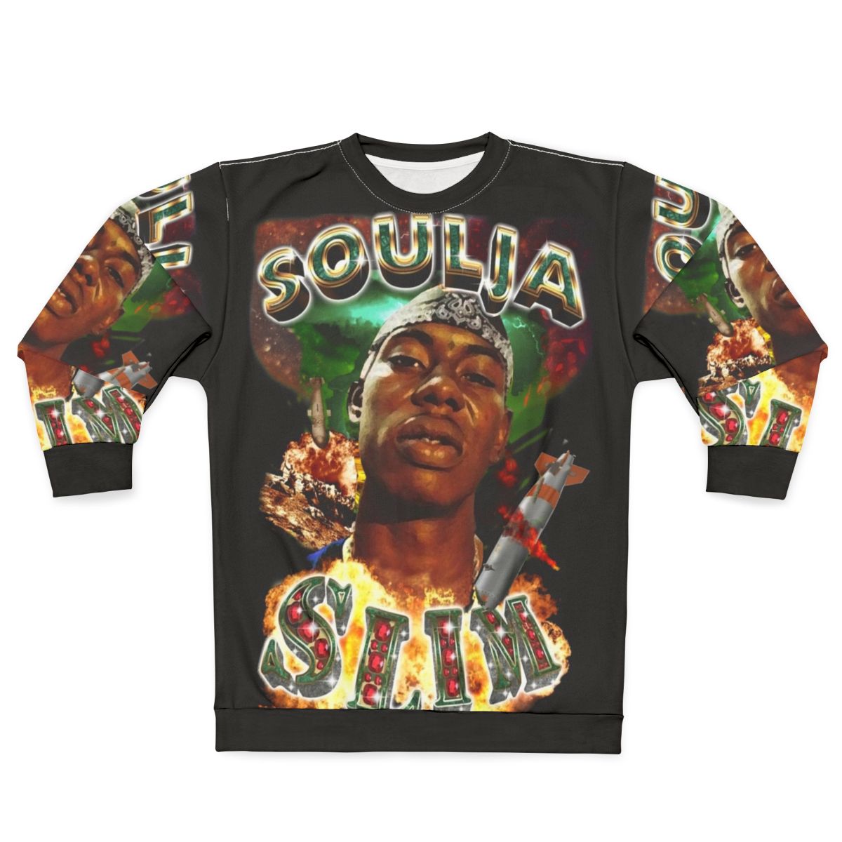 Soulja Slim New Orleans Rap Graphic Sweatshirt
