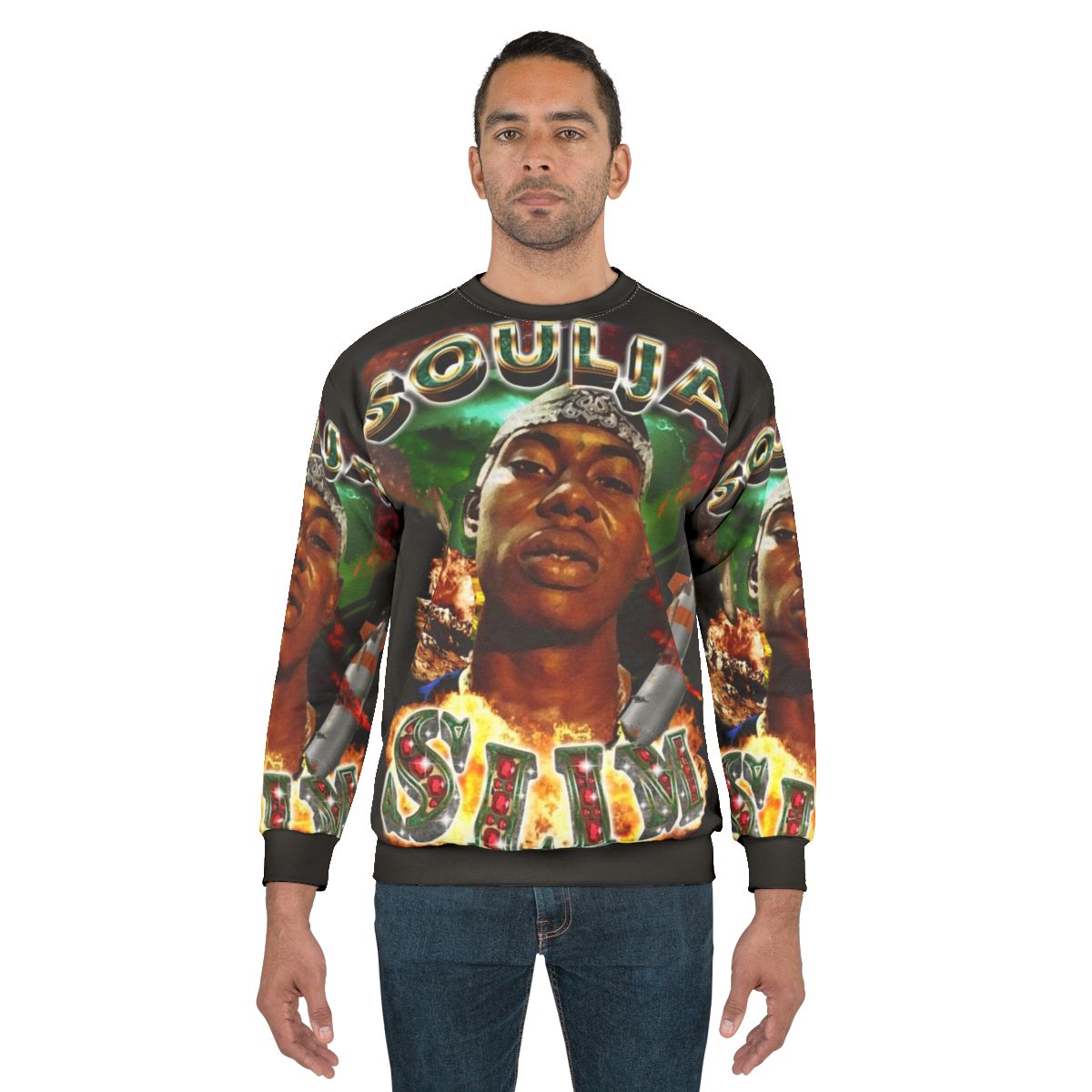 Soulja Slim New Orleans Rap Graphic Sweatshirt