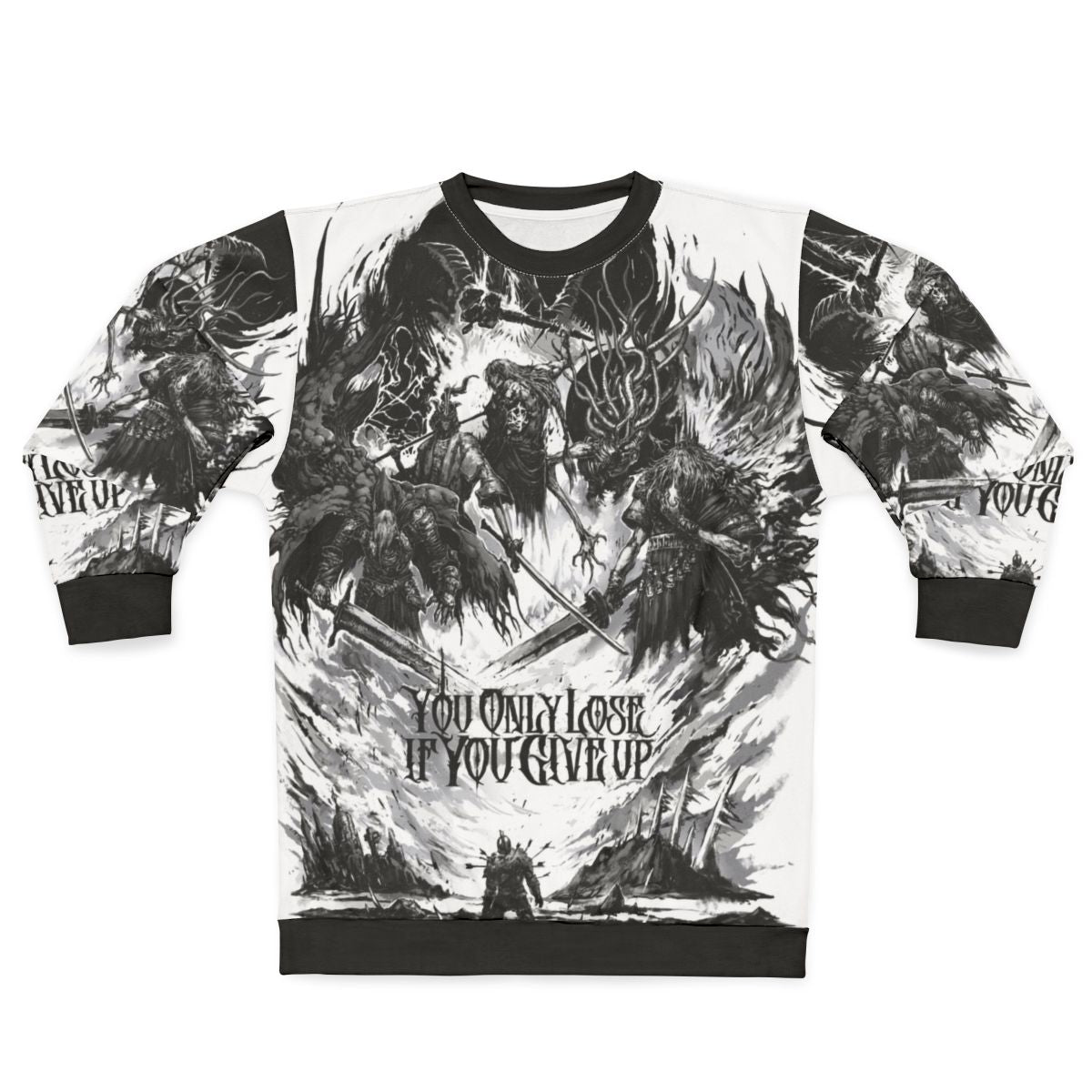 Soulsborne bosses dark fantasy grim dark sweatshirt