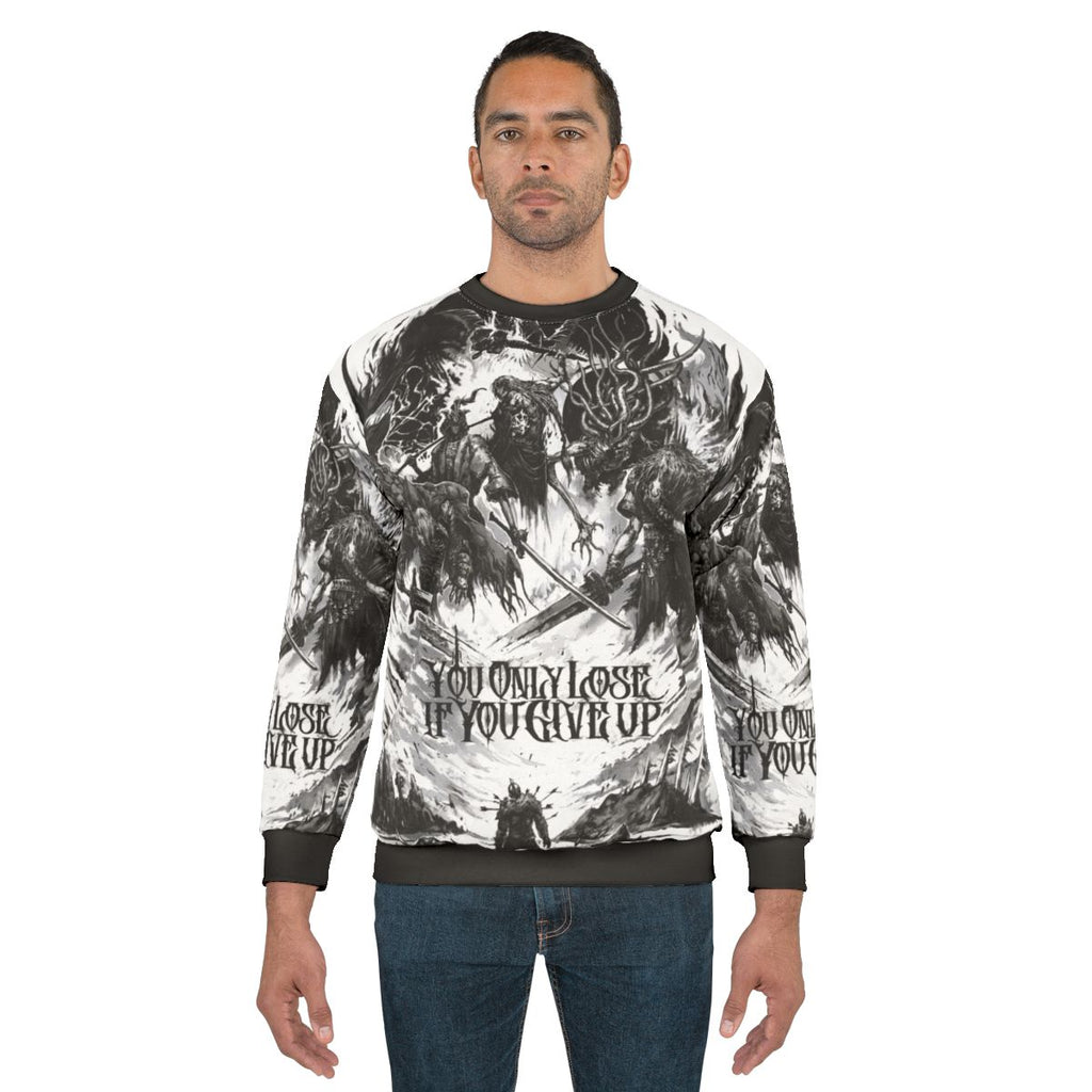 Soulsborne bosses dark fantasy grim dark sweatshirt