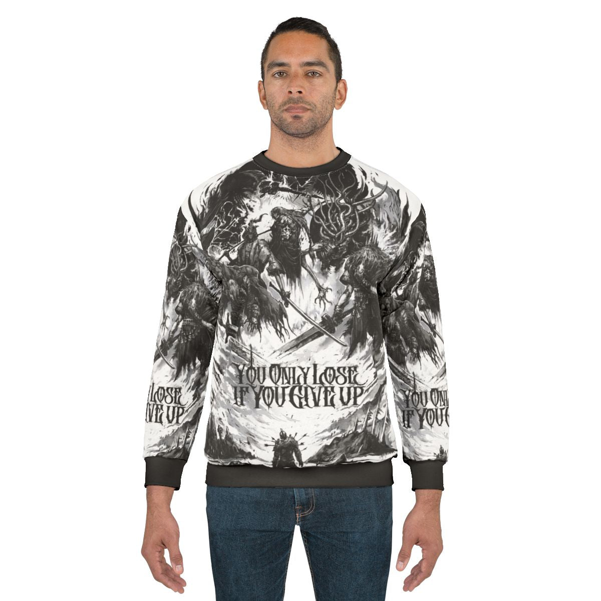 Soulsborne bosses dark fantasy grim dark sweatshirt