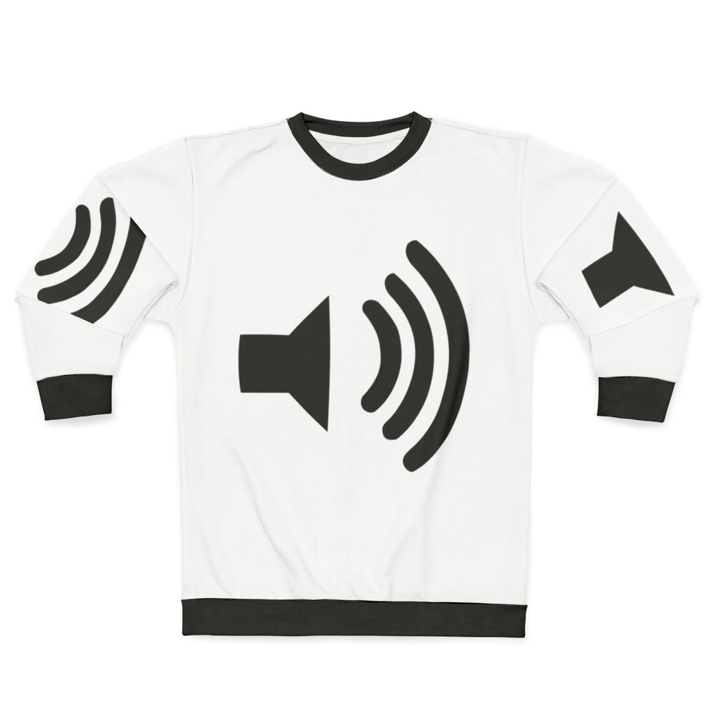 Sound Volume Symbol Sweatshirt for Music Lovers