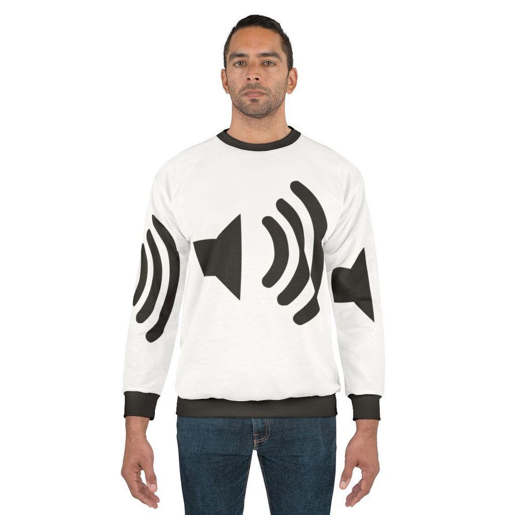 Sound Volume Symbol Sweatshirt for Music Lovers