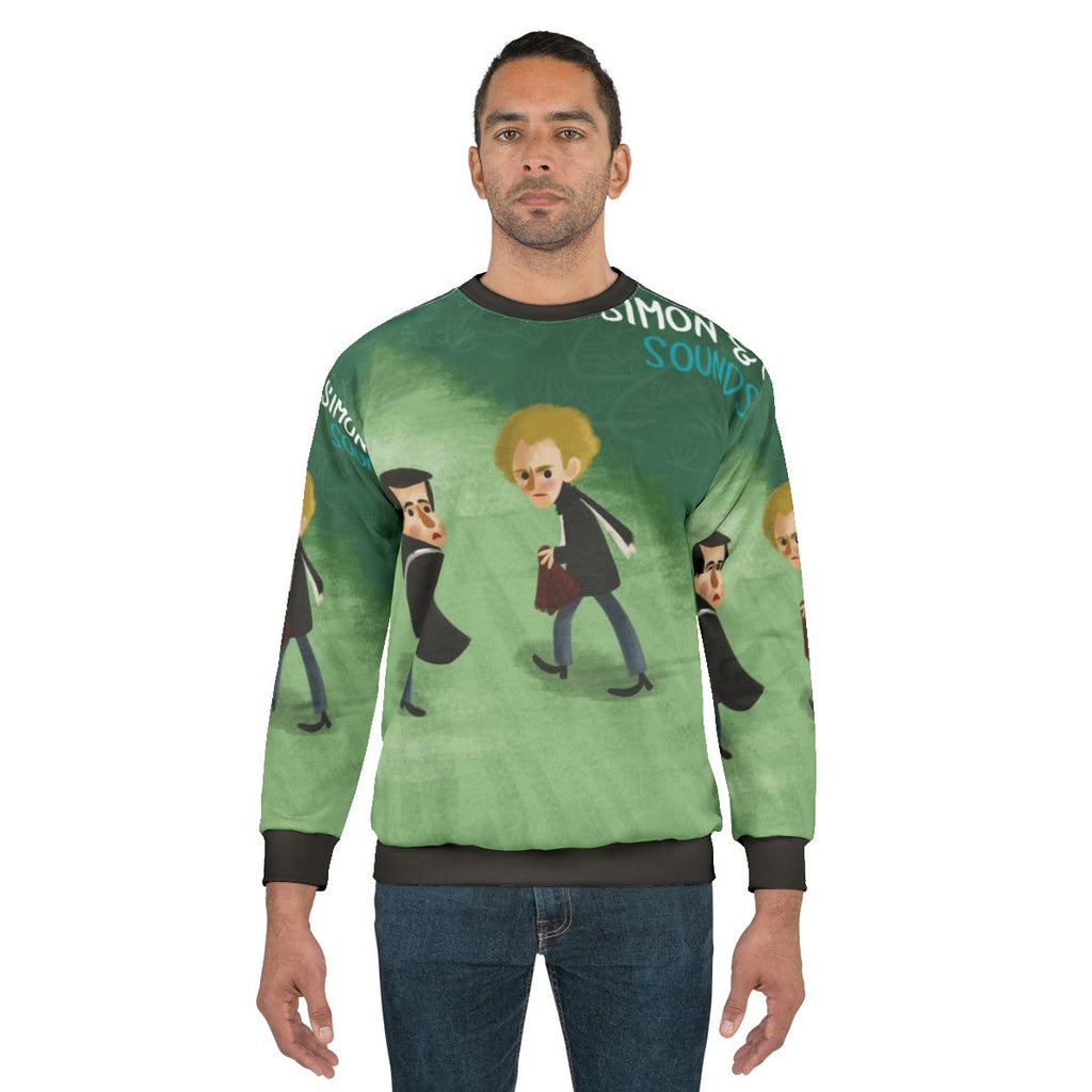 Sounds of Silence Sweatshirt featuring a graphic design of the iconic album cover
