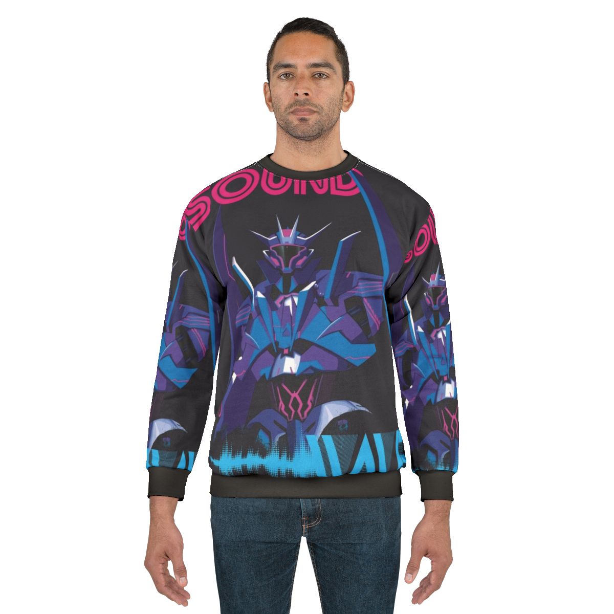 Soundwave Sweatshirt - Transformers Inspired Retro Sci-Fi Clothing