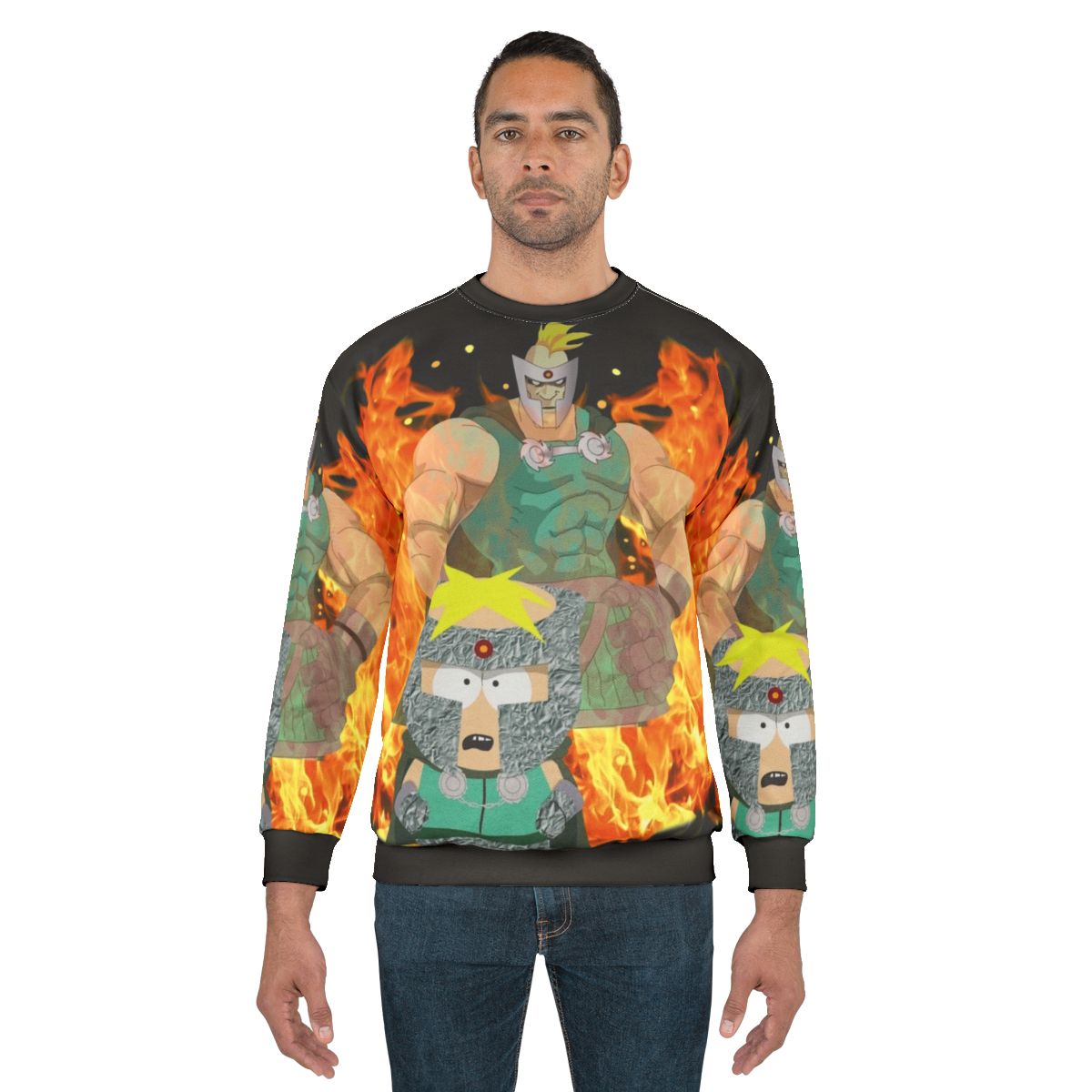 South Park Butters as Professor Chaos superhero sweatshirt