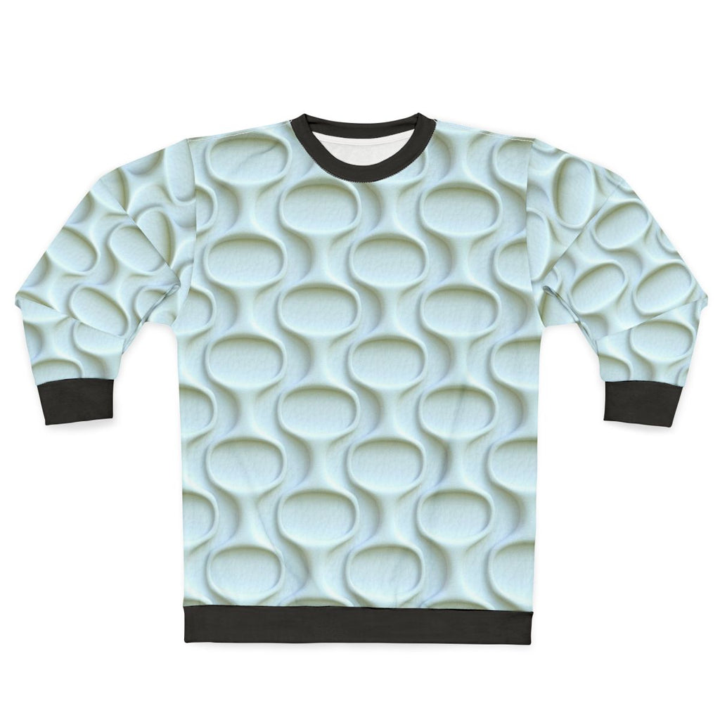 Retro Space Age 60s Mod White Sweatshirt
