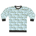 Retro Space Age 60s Mod White Sweatshirt