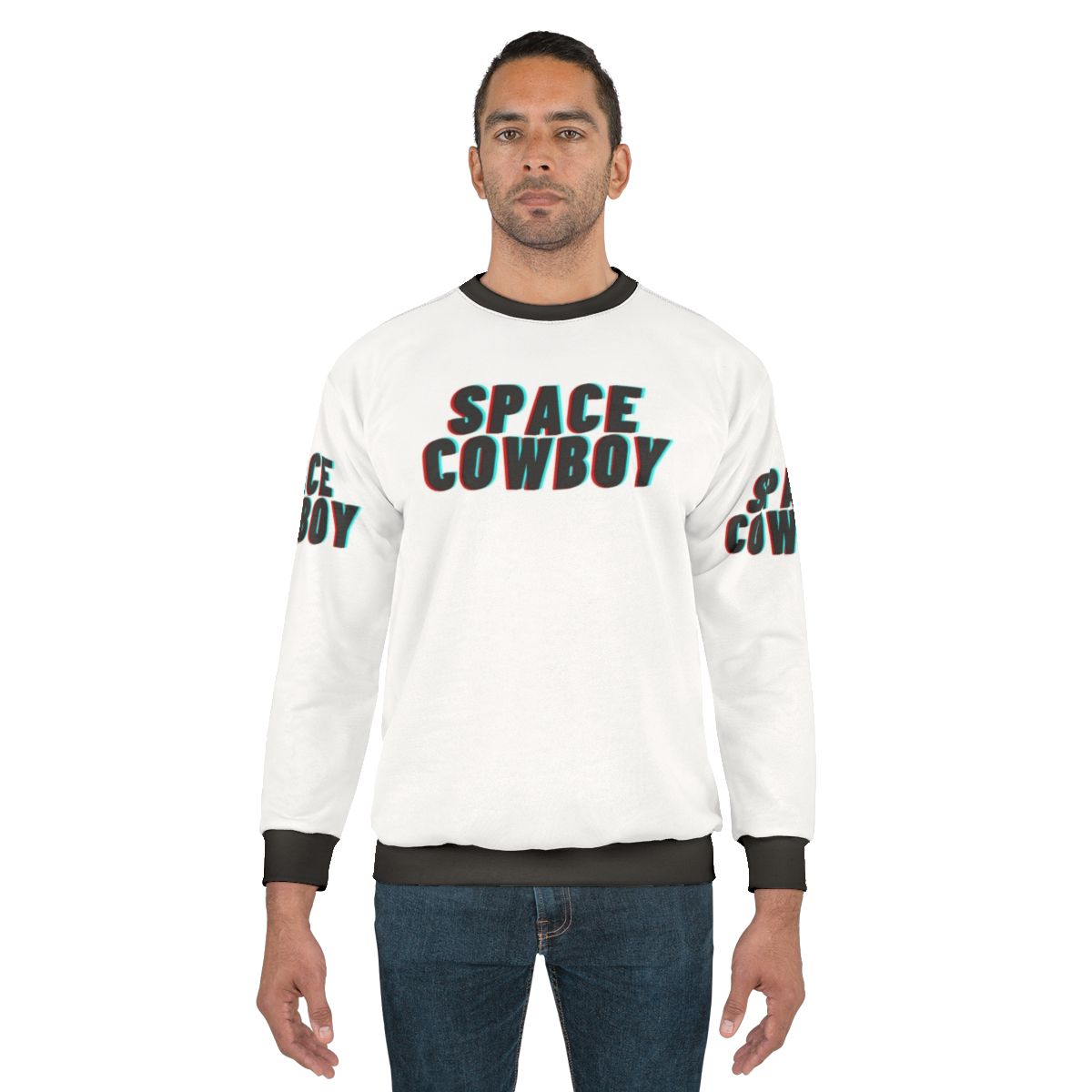 Space Cowboy Jamiroquai Sweatshirt with Virtual Insanity 90s Aesthetic