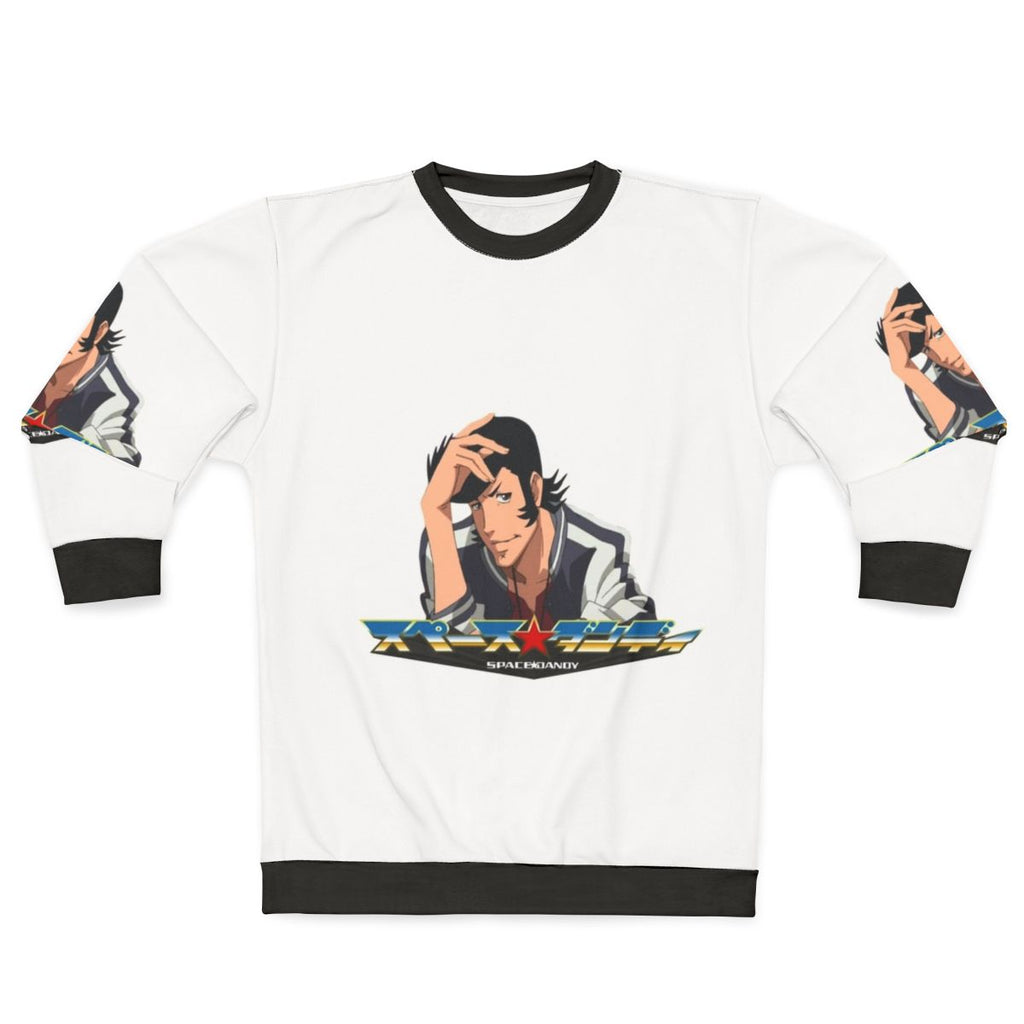 Space Dandy anime character sweatshirt design