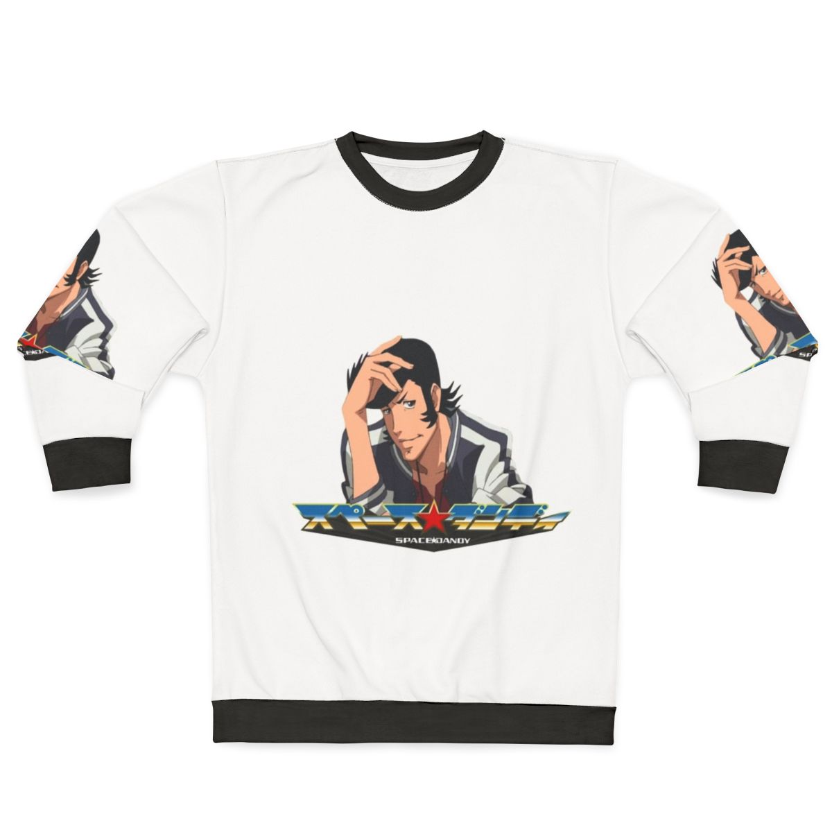 Space Dandy anime character sweatshirt design