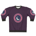 Space Force Adventure Boots On The Moon Sweatshirt with Galaxy Print Design