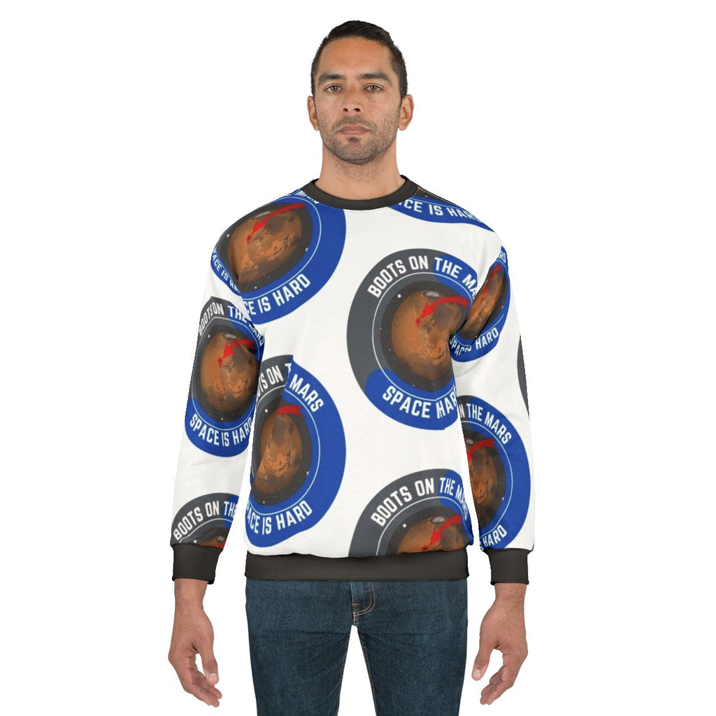 Space Force Boots On The Mars Sweatshirt