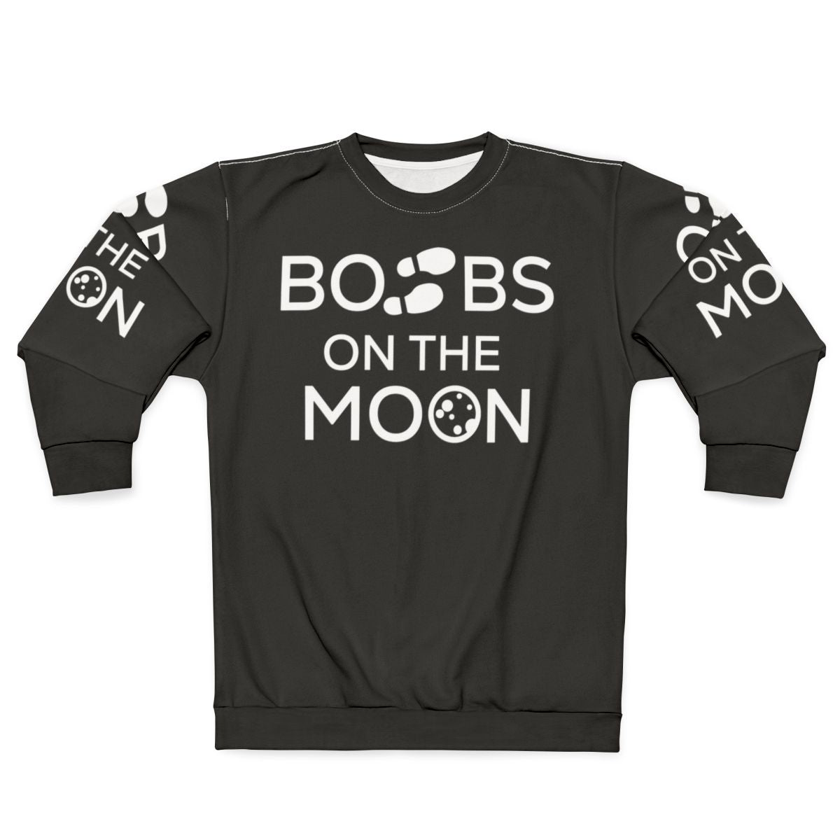 Space Force Boots on the Moon Sweatshirt - Funny Space Exploration Apparel