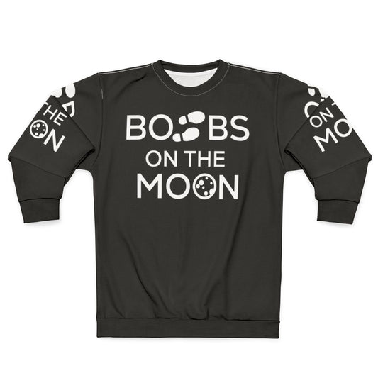 Space Force Boots on the Moon Sweatshirt - Funny Space Exploration Apparel