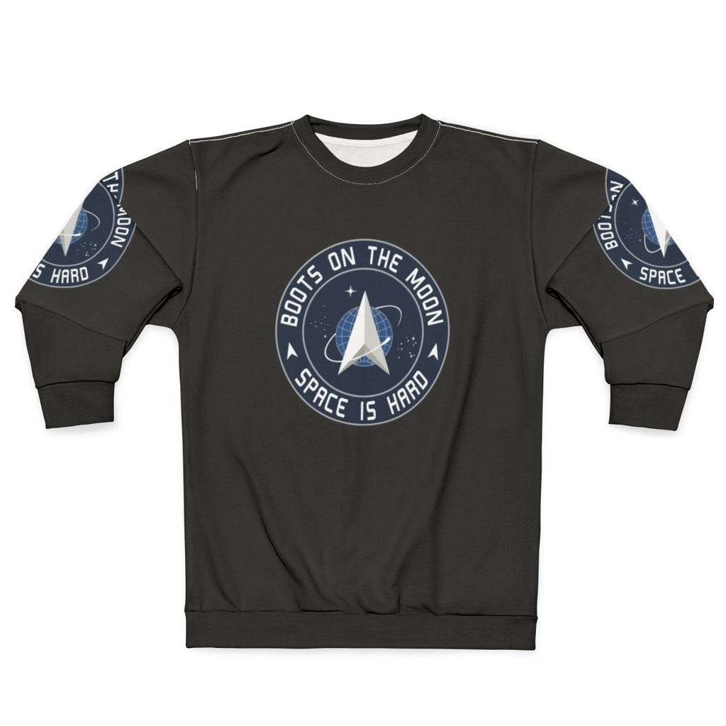 Space Force "Boots on the Moon" Sweatshirt
