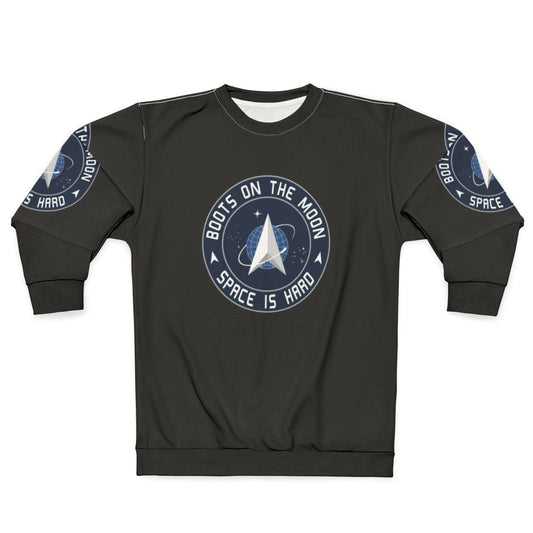 Space Force "Boots on the Moon" Sweatshirt