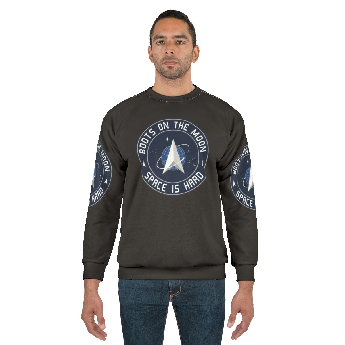 Space Force "Boots on the Moon" Sweatshirt