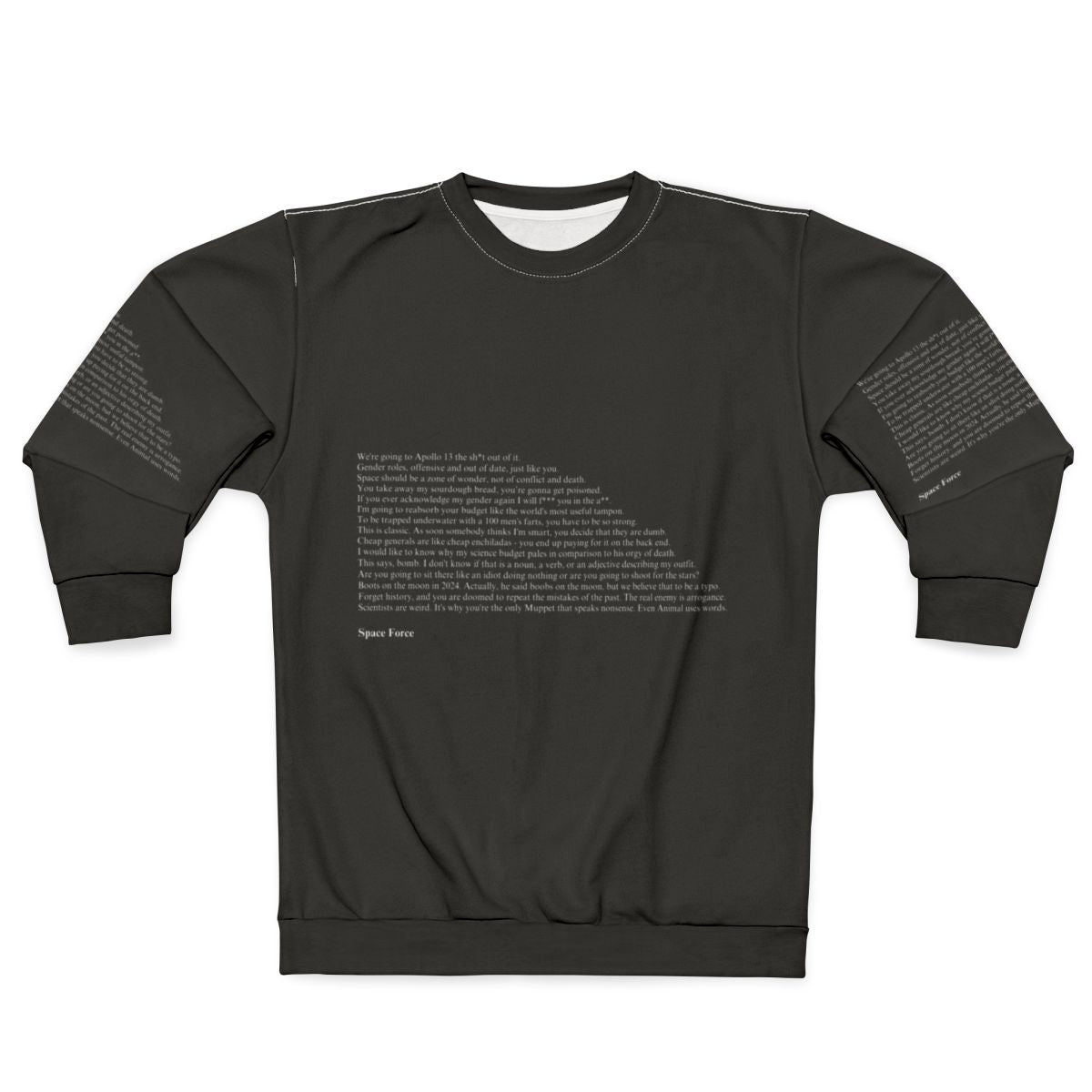 Space Force Quotes Netflix Sweatshirt