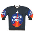 Space Force Space Is Hard Sweatshirt with Vintage Galaxy Print