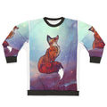 Space fox sweatshirt with nebula and galaxy design