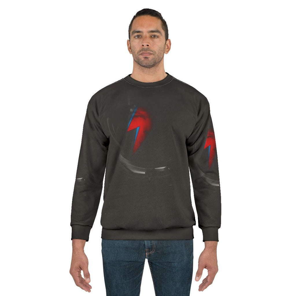 Space Odd VK Sweatshirt featuring cosmic design and David Bowie references
