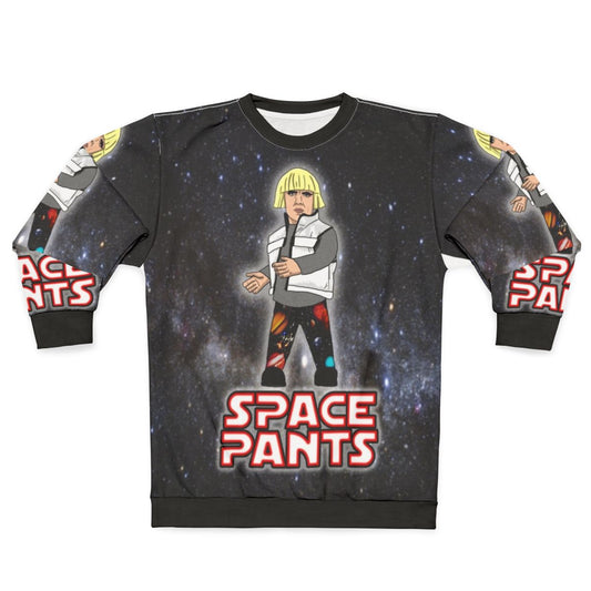 Funny space pants sweatshirt with galaxy design