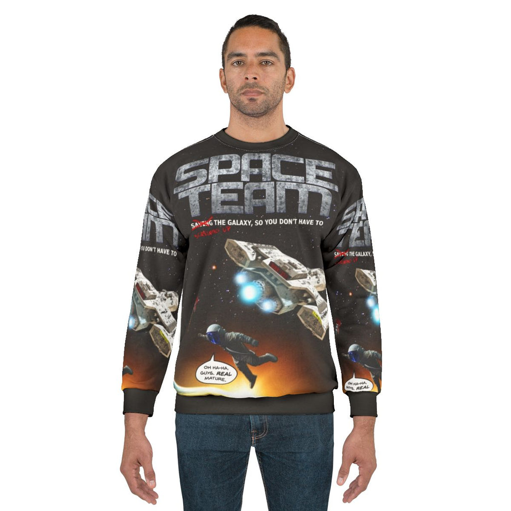 Space Team Sci-Fi Sweatshirt featuring Guardians of the Galaxy inspired design