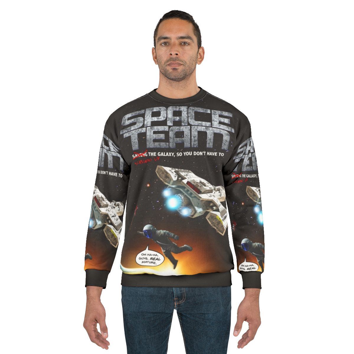 Space Team Sci-Fi Sweatshirt featuring Guardians of the Galaxy inspired design