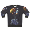 Space travel sweatshirt with abstract galaxy design