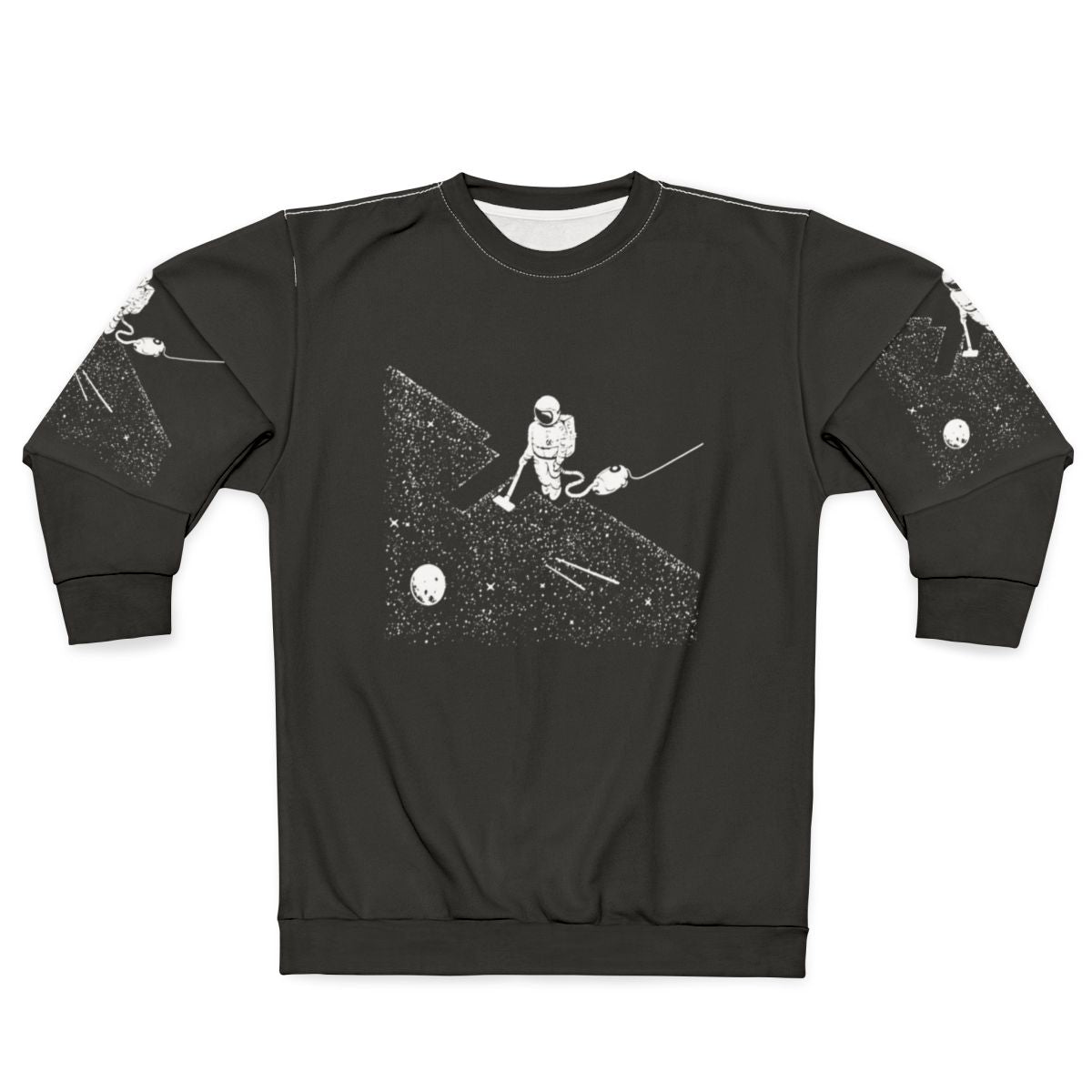 Cosmic Vacuum Sweatshirt featuring a space-themed design