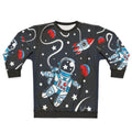 Space Walk Sweatshirt featuring a retro astronaut design