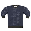 SpaceX Starship Superheavy Blueprint Sweatshirt Design