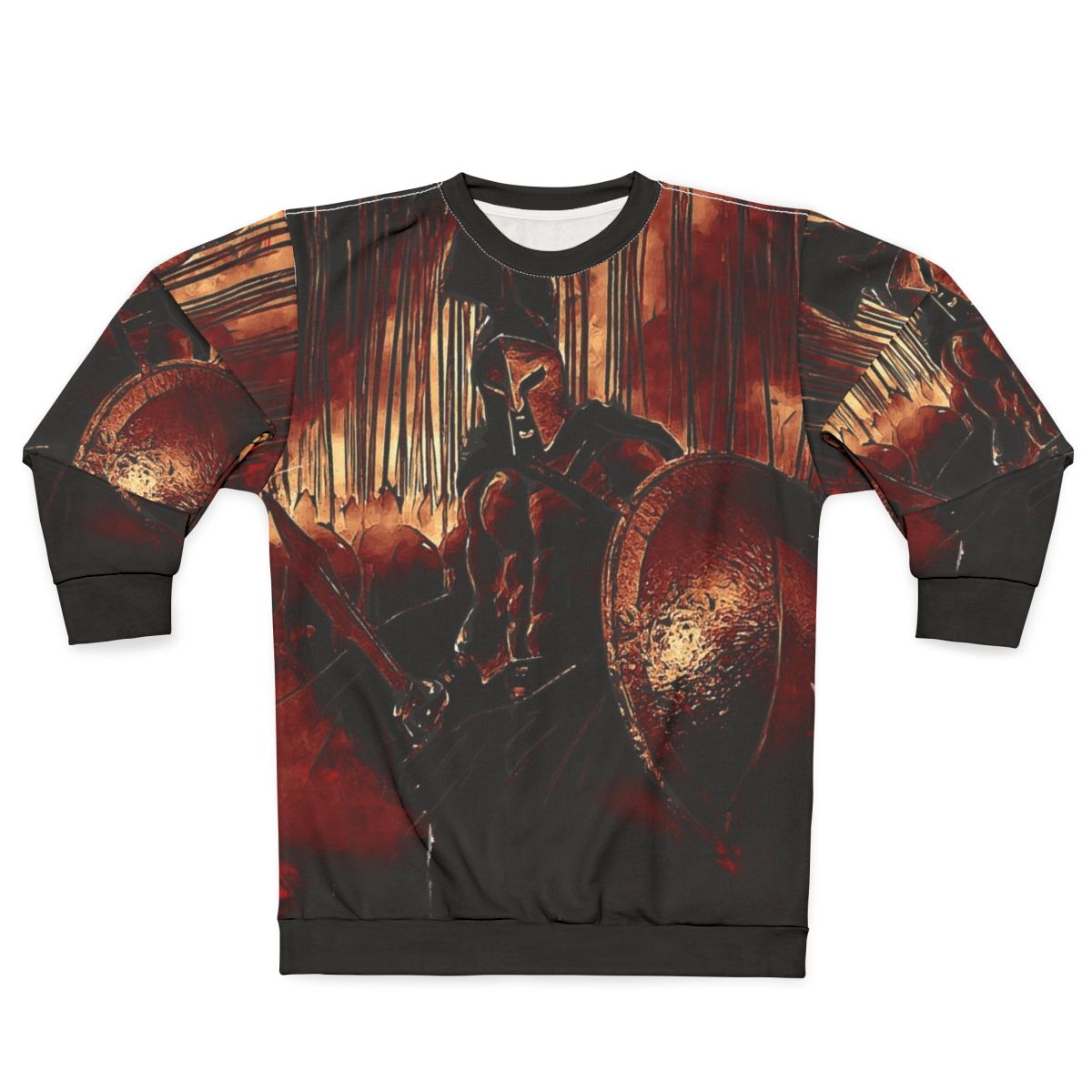Spartan King Sweatshirt featuring Leonidas and the 300 Spartans