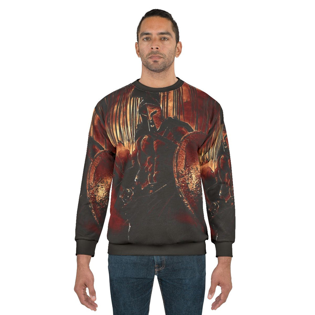 Spartan King Sweatshirt featuring Leonidas and the 300 Spartans