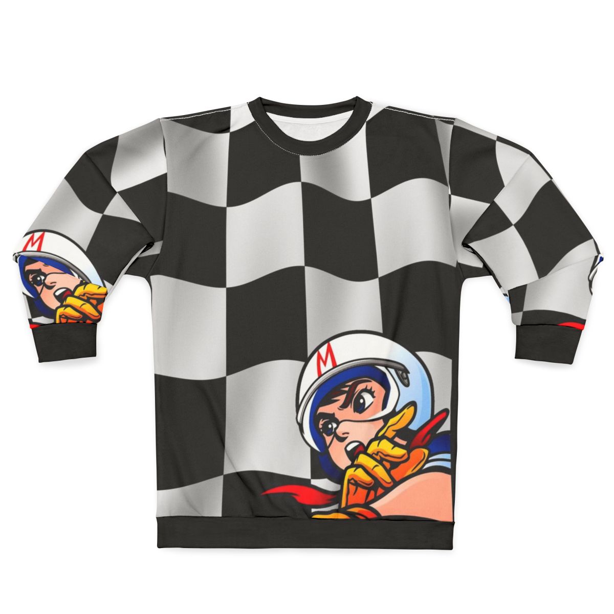 Speed Racer Checkered Flag Sweatshirt