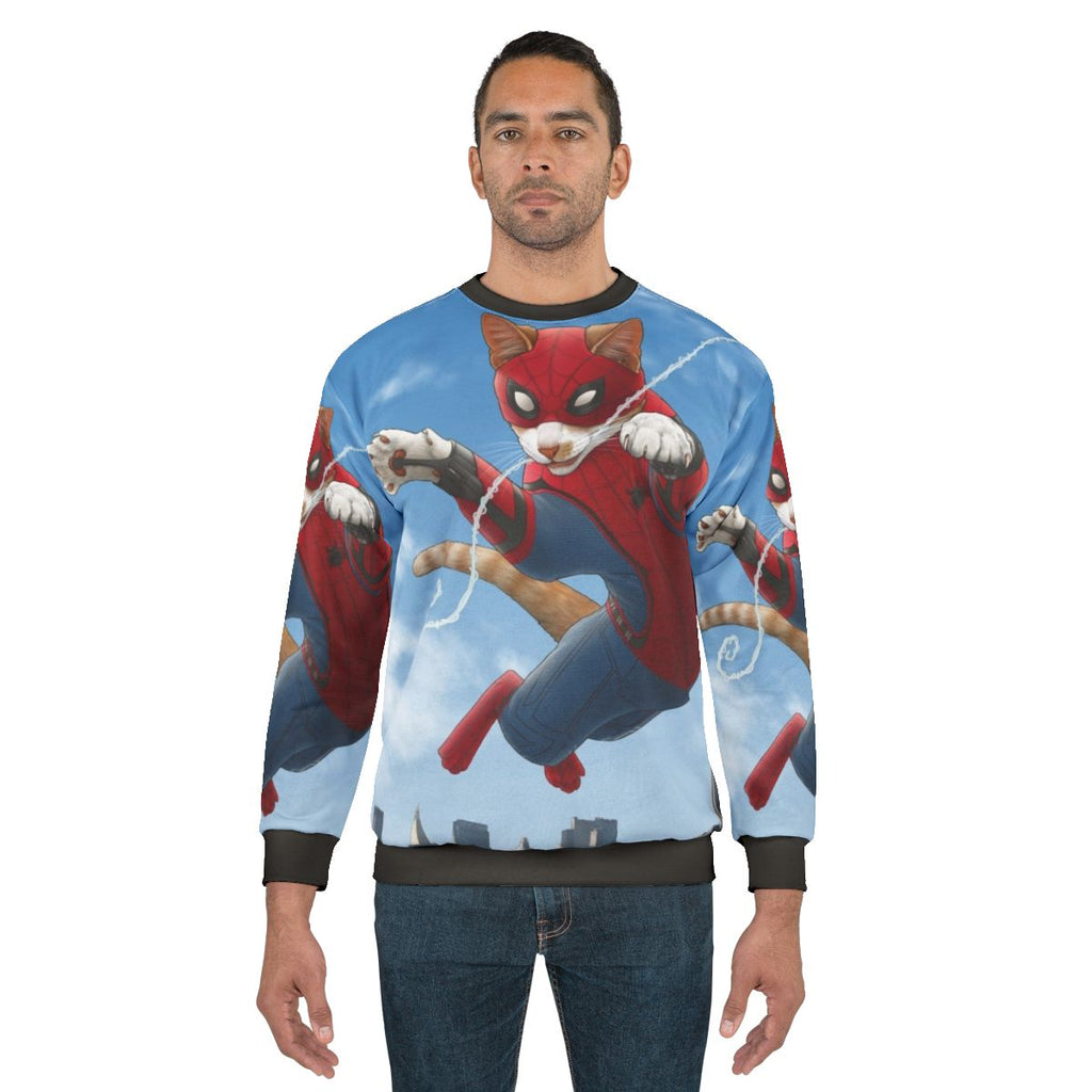 Spider Cat Superhero Sweatshirt