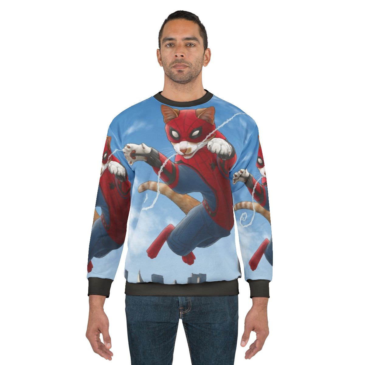 Spider Cat Superhero Sweatshirt