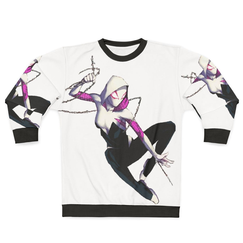 Marvel's Spider Gwen Sweatshirt - Superhero Apparel for Spider-Verse Fans