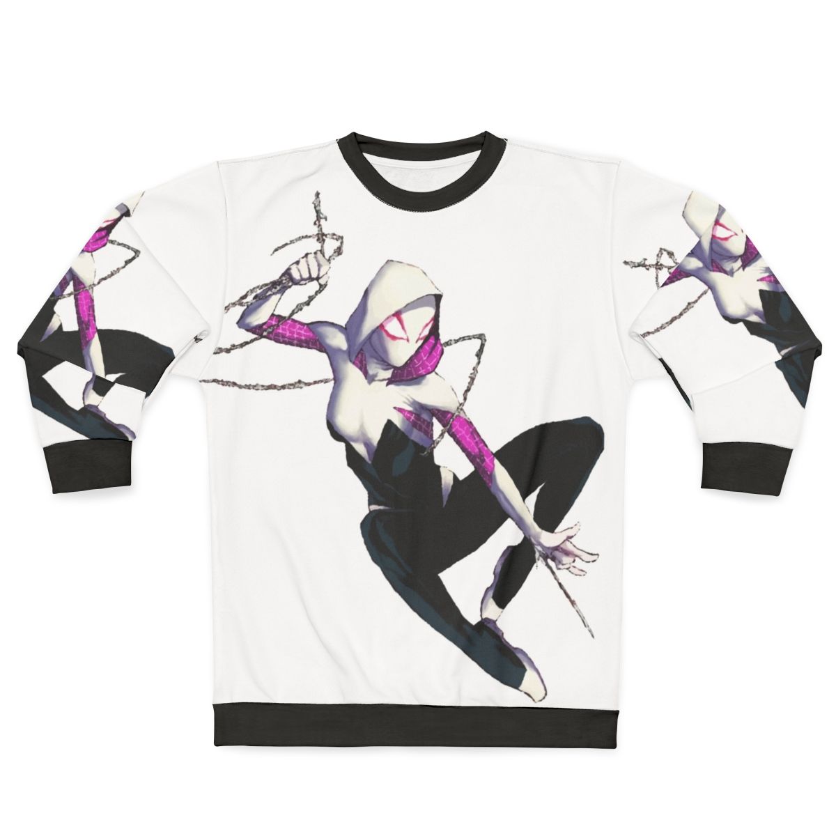Marvel's Spider Gwen Sweatshirt - Superhero Apparel for Spider-Verse Fans