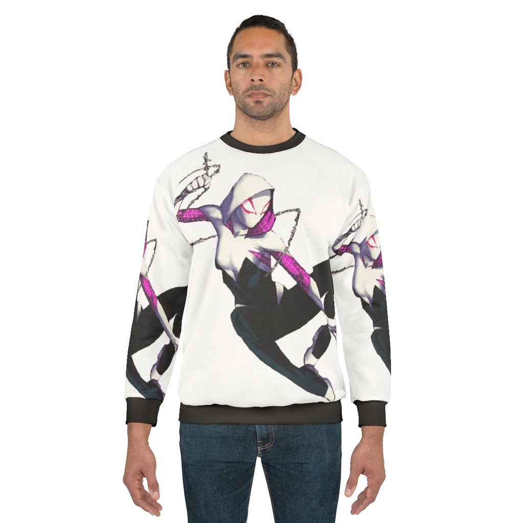 Marvel's Spider Gwen Sweatshirt - Superhero Apparel for Spider-Verse Fans