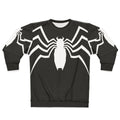Spider-themed sweatshirt with a minimalist design