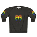 Spider Symbol Rainbow Sweatshirt for Gamers and Comic Fans