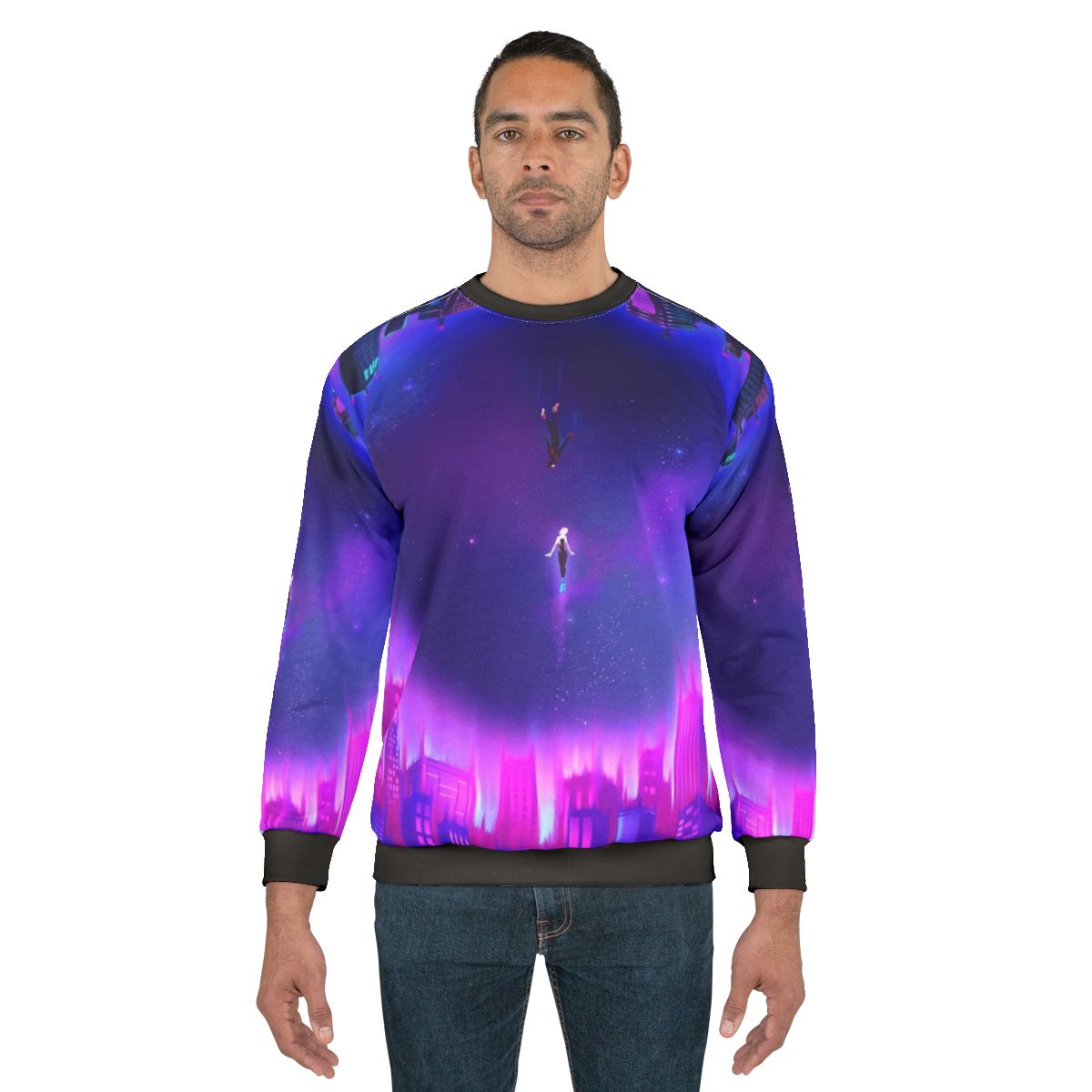 Spider Verse Gwen and Miles Morales Graphic Sweatshirt