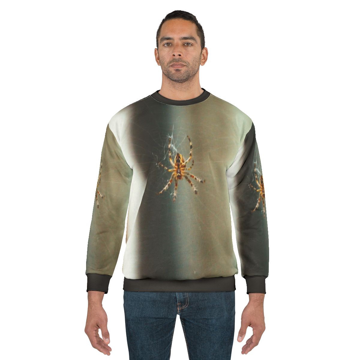 Spooky spider web and legendary animal sweatshirt