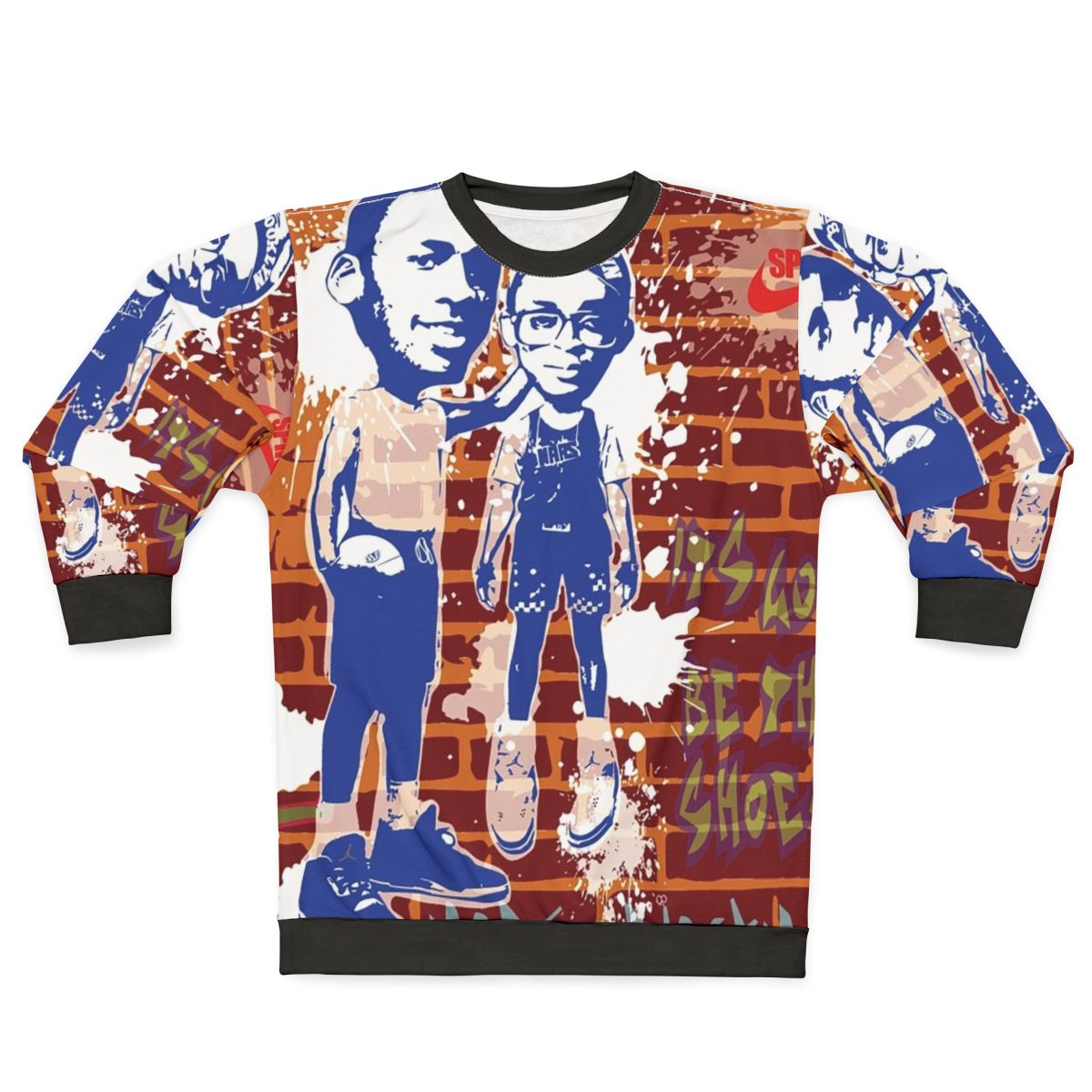 Nike Spike Sweatshirt with Michael Jordan Basketball Imagery